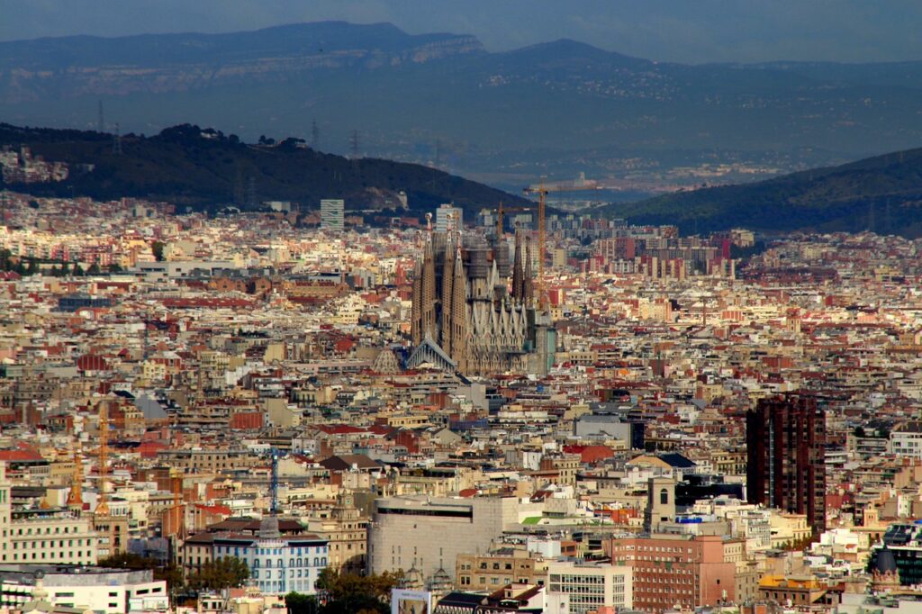 barcelona, panorama, top, architecture, town, spain, building, urban, perspective, view, barcelona, barcelona, barcelona, barcelona, barcelona
